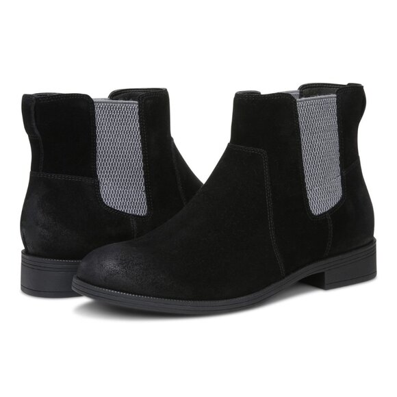 Vionic Alana Suede Comfort Ankle Boot with Arch Support 8.5 Black - Picture 1 of 12